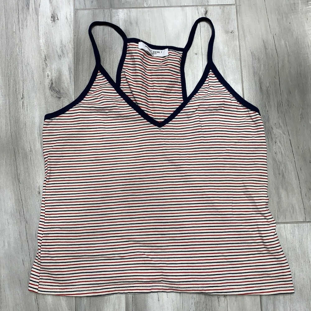 Basic striped tank top